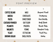 Load image into Gallery viewer, Pantry Labels Starter Pack (Set of 27)
