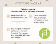 Load image into Gallery viewer, Minimalist Style Wedding Bar Menu Template Printable Drink Menu Print It Yourself Elegant Wedding Drink Menu Template
