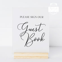 Load image into Gallery viewer, Please Sign Our Guest Book Decal Event Wedding DIY Decal
