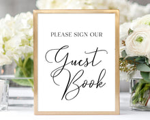 Load image into Gallery viewer, Please Sign Our Guest Book Decal Event Wedding DIY Decal
