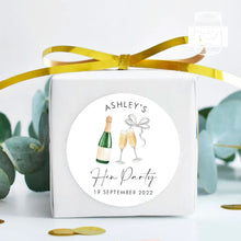 Load image into Gallery viewer, Hen Party Stickers Champagne Illustration Style Hens Night Party Favour Stickers
