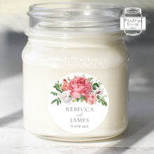 Load image into Gallery viewer, Rose Floral Style Wedding Thank You Stickers

