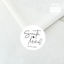 Load image into Gallery viewer, Elegant Minimalist Style Wedding Thank You Stickers
