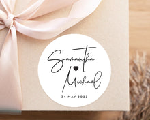 Load image into Gallery viewer, Elegant Minimalist Style Wedding Thank You Stickers
