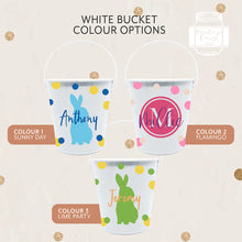 Load image into Gallery viewer, Easter Egg Hunt Bucket Party Favours Bucket Easter Buckets
