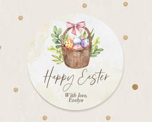 Load image into Gallery viewer, Personalised Happy Easter Gift Stickers
