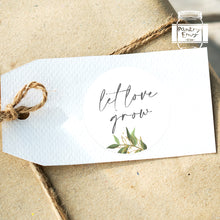 Load image into Gallery viewer, Let Love Grow Wedding Favour Stickers

