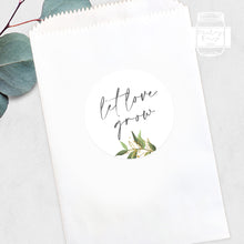 Load image into Gallery viewer, Let Love Grow Wedding Favour Stickers
