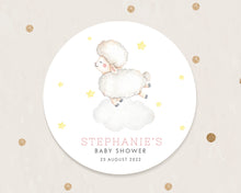 Load image into Gallery viewer, Watercolour Sheep Style Thank You Stickers Baby Shower Party Thank You Stickers Favour Stickers Goody Bag Stickers
